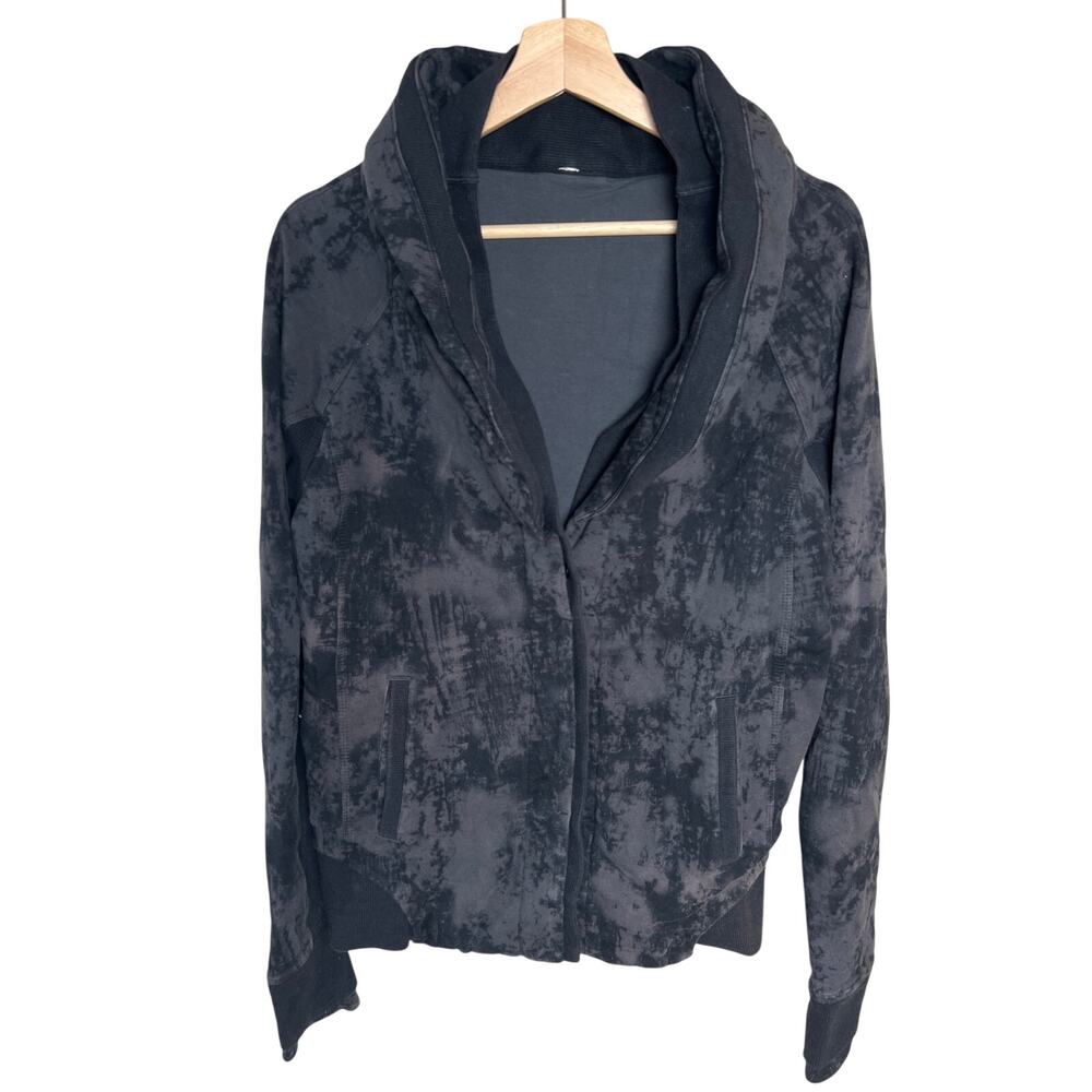 Lululemon Size 10 To Class Jacket Sea Bed Black Deep Coal